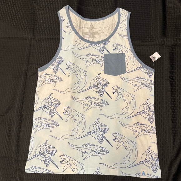 Disney Other - ✔️ Disney White&Blue AVATAR WAY OF THE WATER Tank Top NWT UNISEX M- L / W- XL